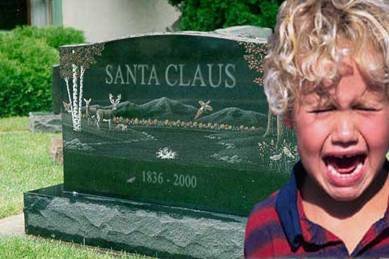Santa finally gets to rest
